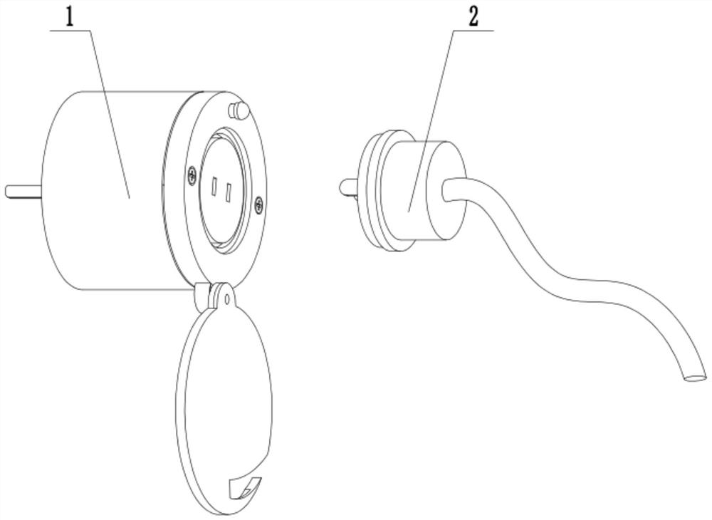 A waterproof and electric shock-proof socket and plug