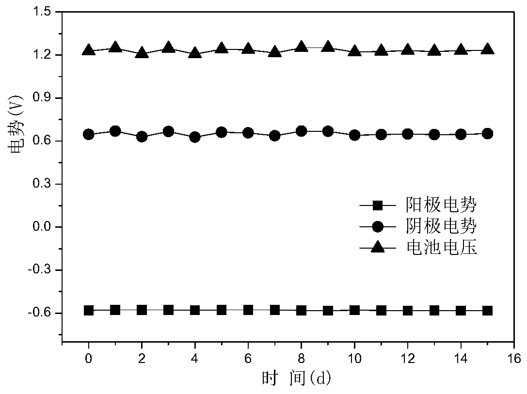 Integral multistage microorganism fuel battery pack