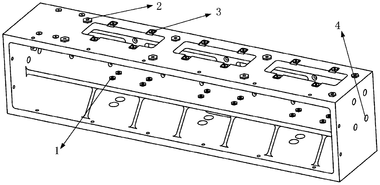 A space camera focal plane frame