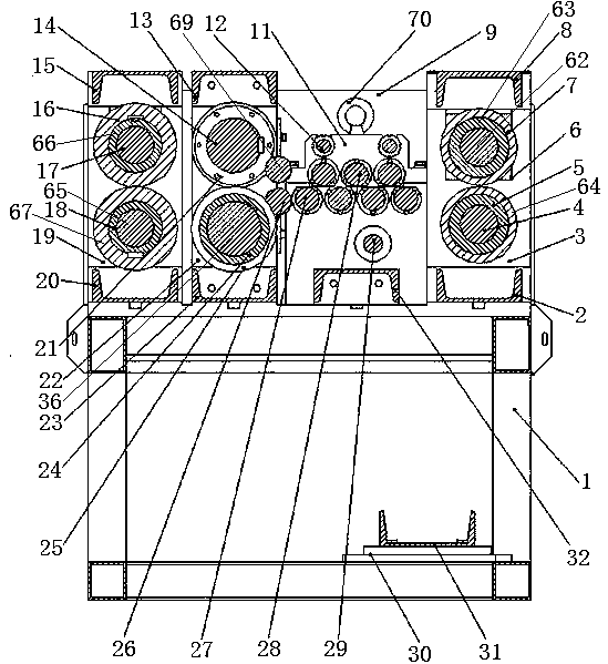 Copper lifting lug shearing and flattening device