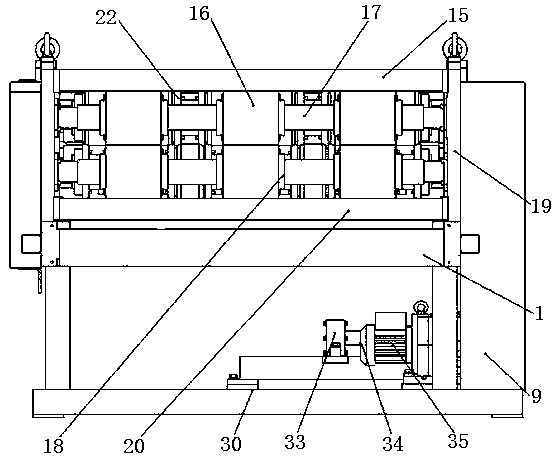 Copper lifting lug shearing and flattening device