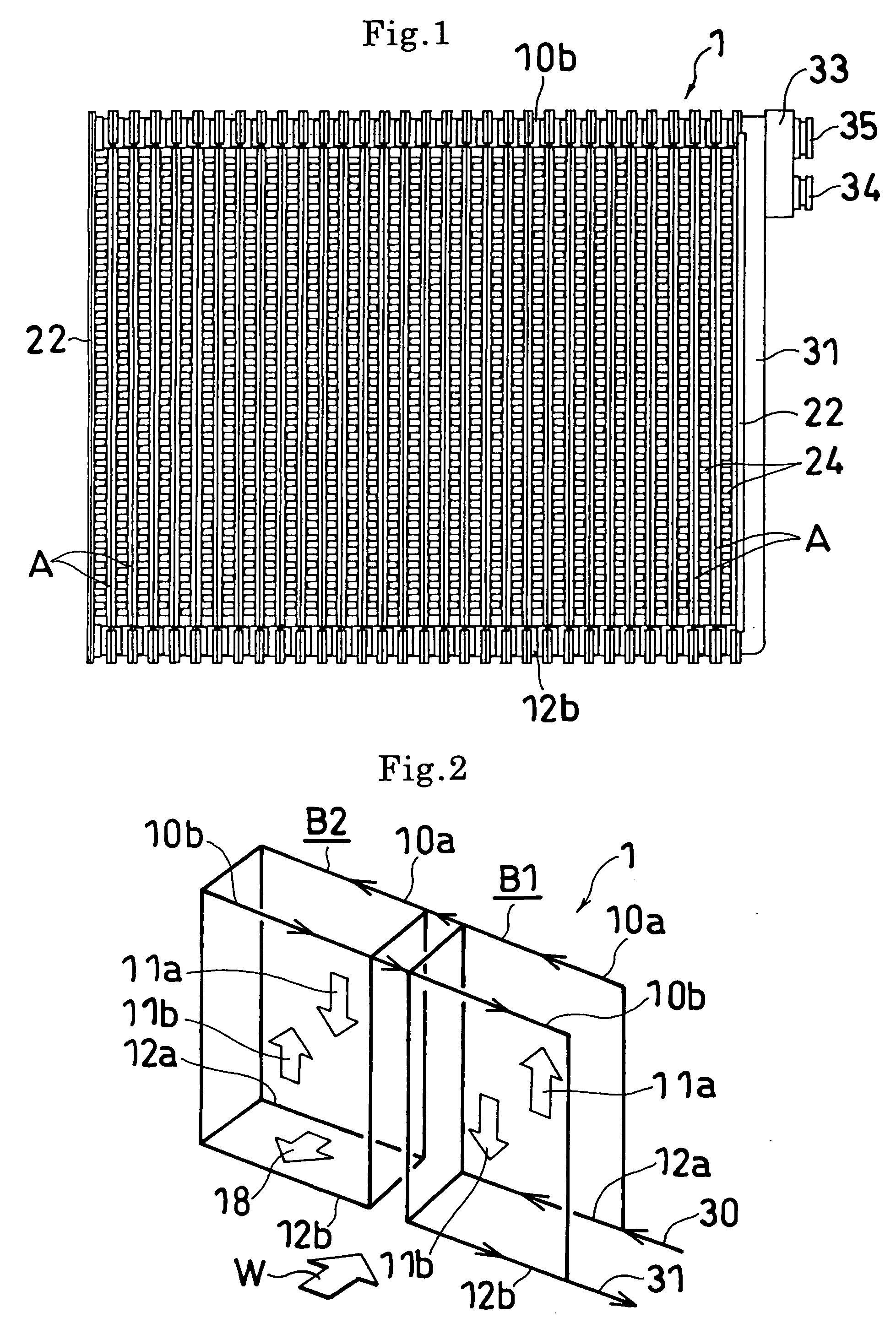 Layered heat exchangers