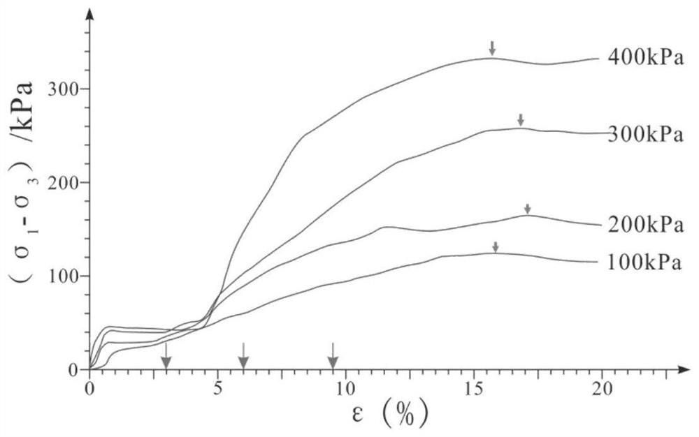 Soil body electrical parameter space-time distribution testing device and method for triaxial experiment