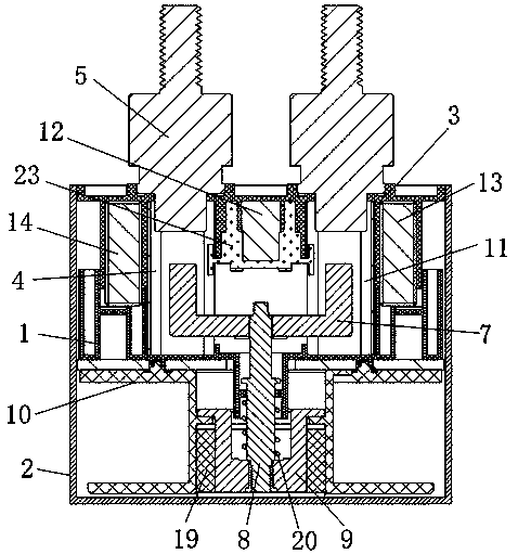 High-power high-voltage direct-current contactor