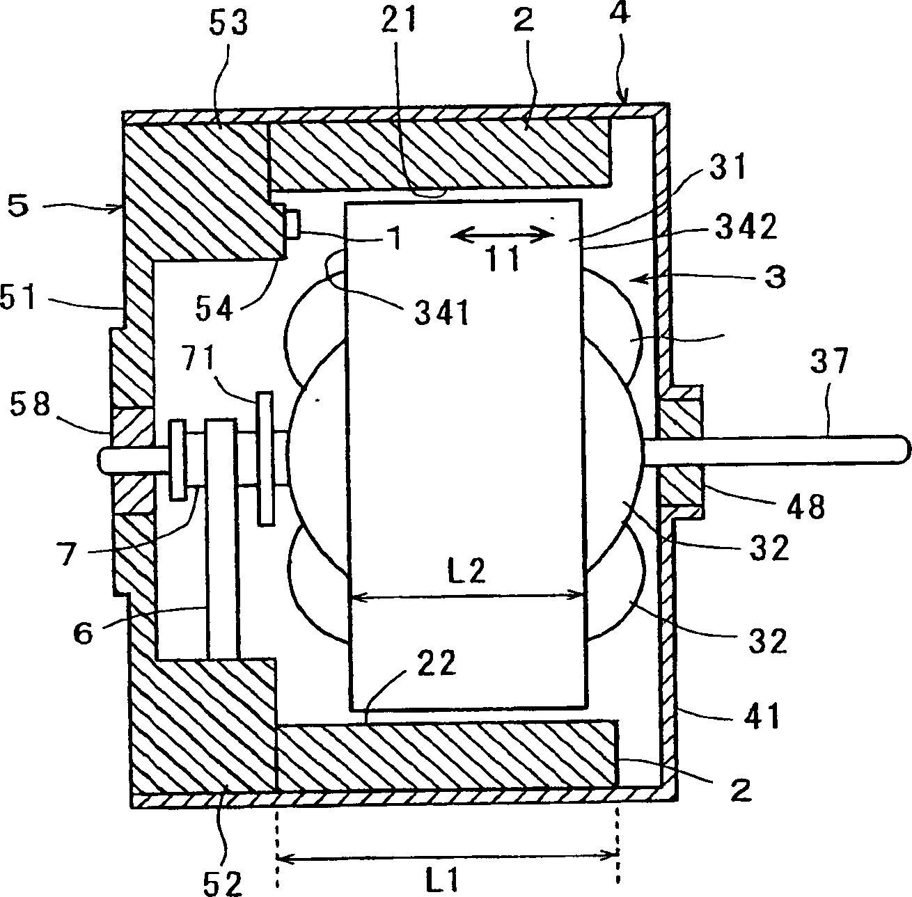 Commutator motor