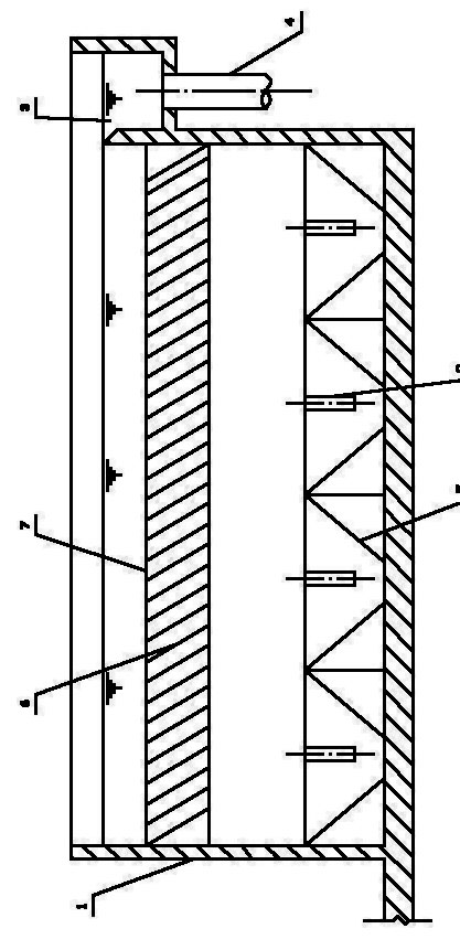 Sloping-plate sedimentation equipment