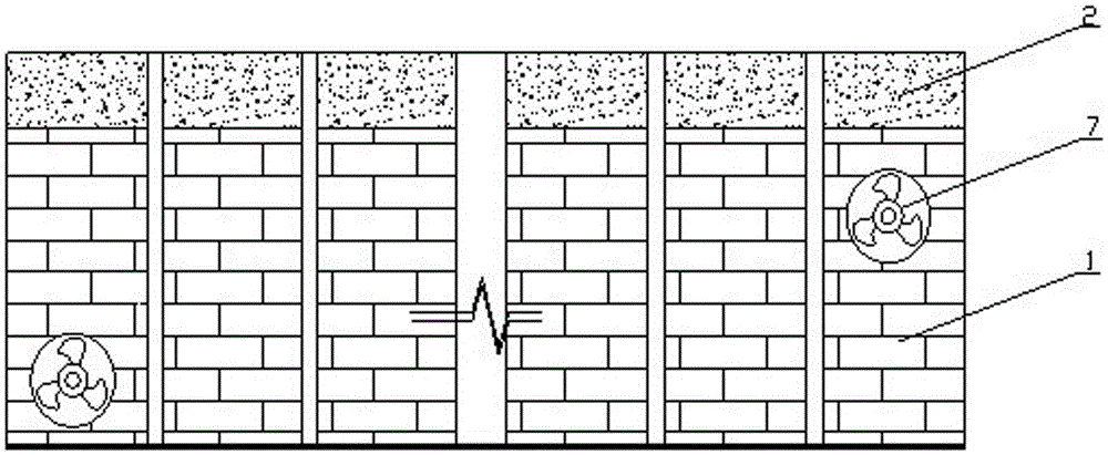 Composite-structure sunlight greenhouse wall body