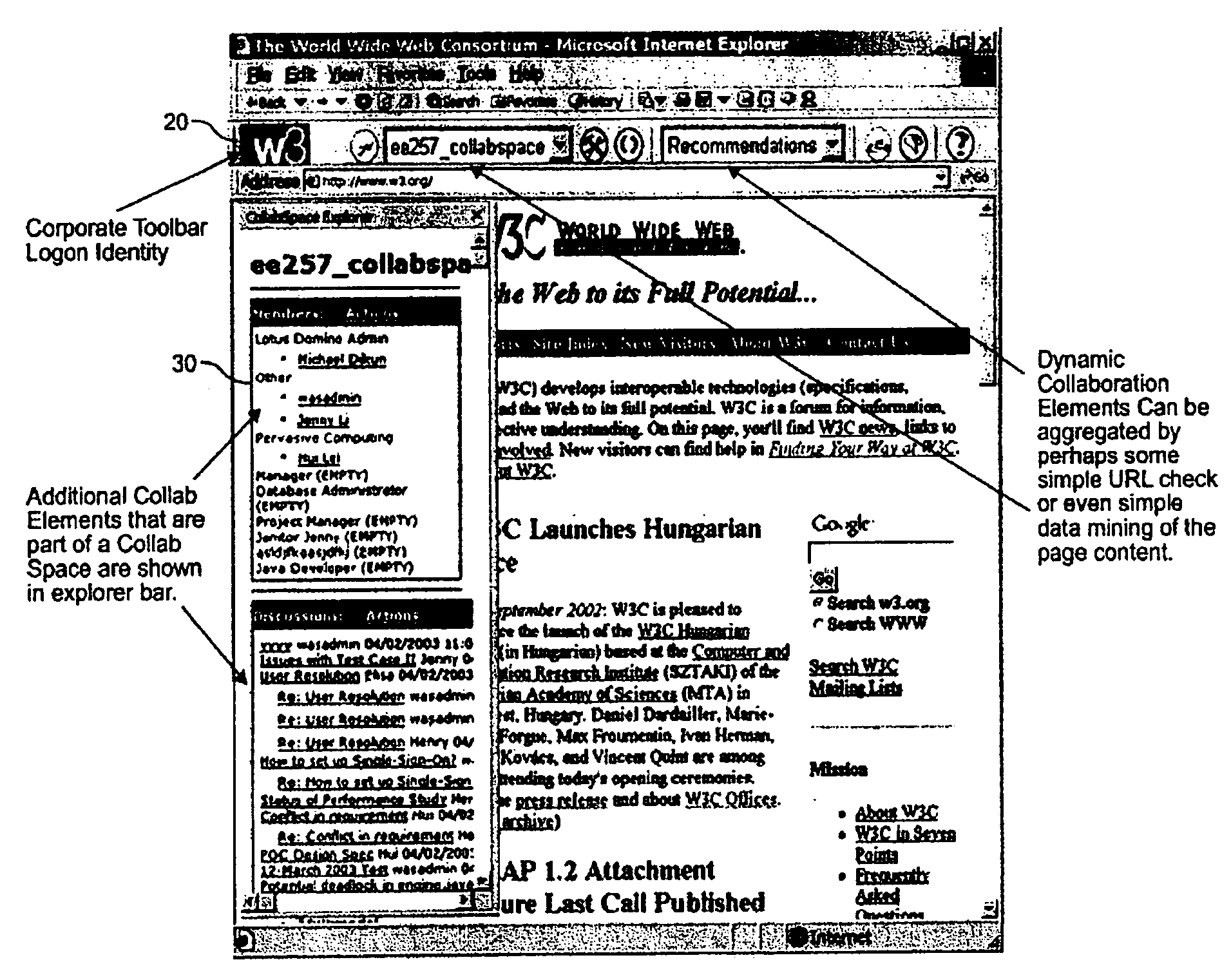 Method and system for collaborative web browsing