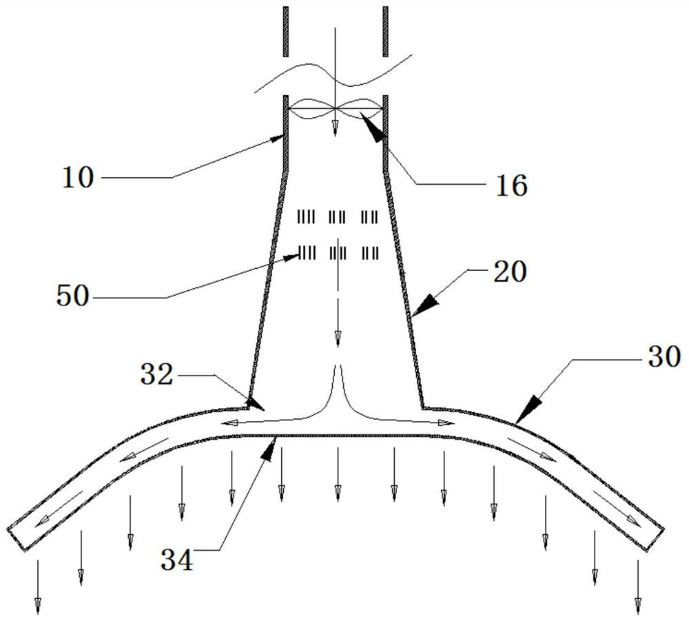 Air duct air outlet structure and clothes nursing machine