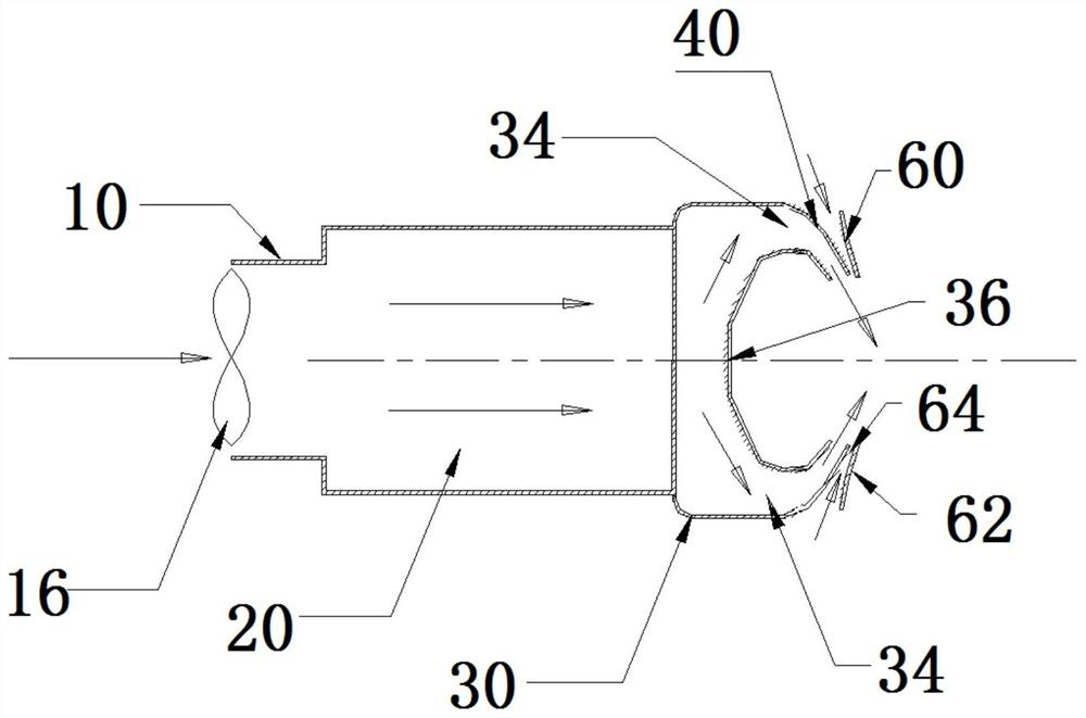 Air duct air outlet structure and clothes nursing machine