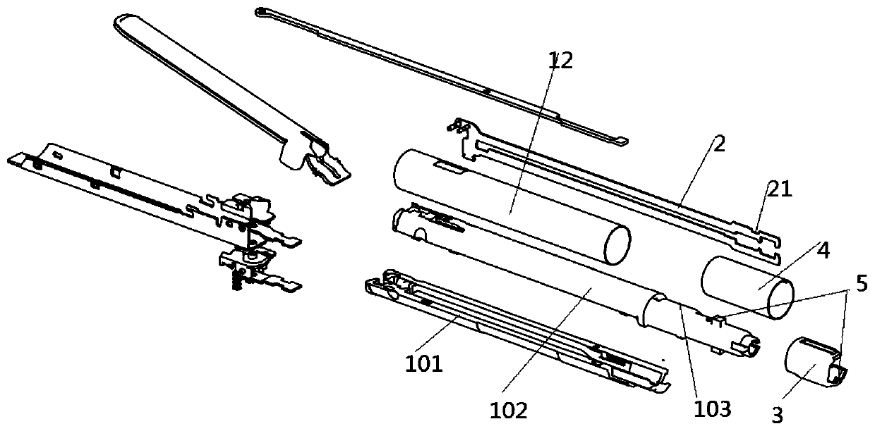 Endoscopic Stapler with Cannula Unlock