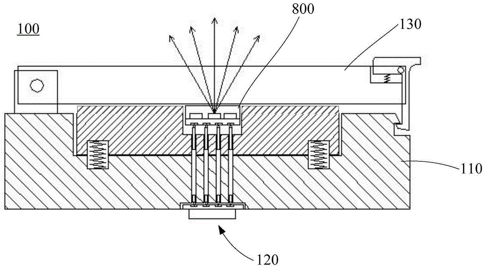 Test fixture of light-emitting element