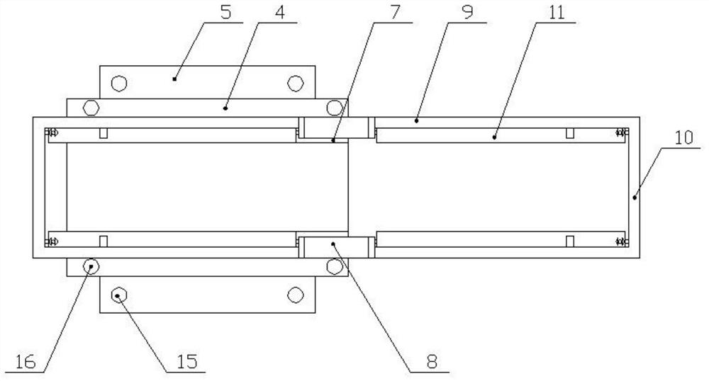 A reciprocating plywood production device