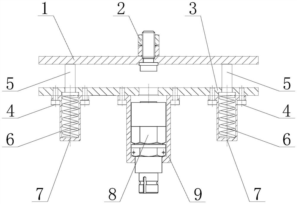 Pressing and releasing device suitable for flexible spacecraft