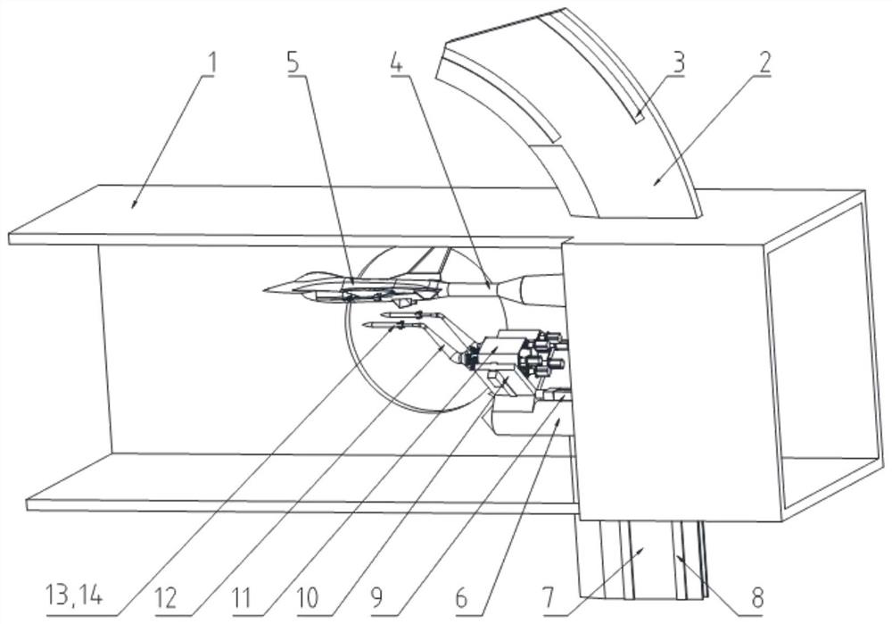 Trajectory capture test system for simultaneous separation simulation of double external stores