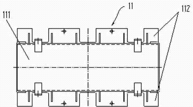 Transformer body structure