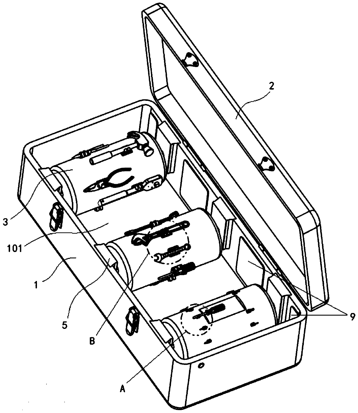 Medical equipment maintenance tool box