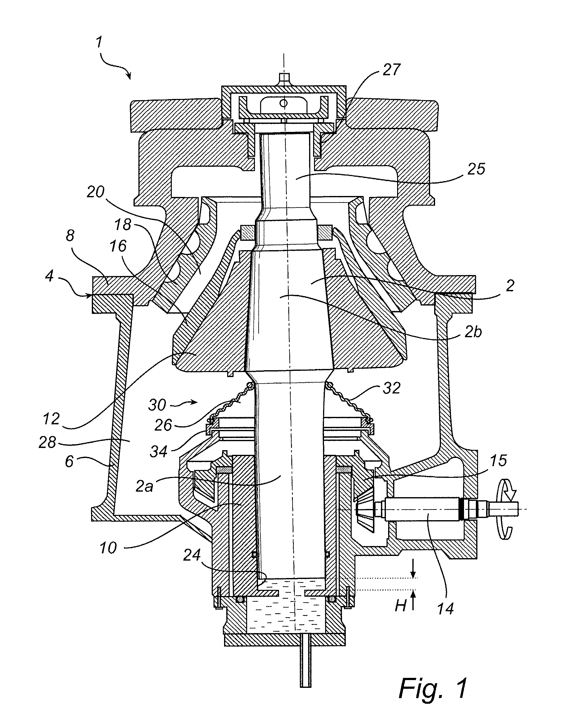 Dust seal for gyratory crusher