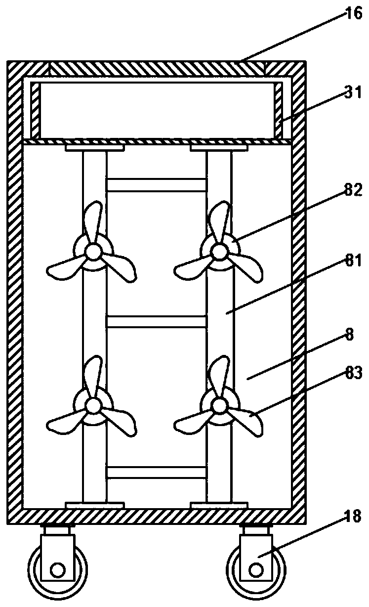 Energy-saving and environment-friendly water-cooled movable air conditioner