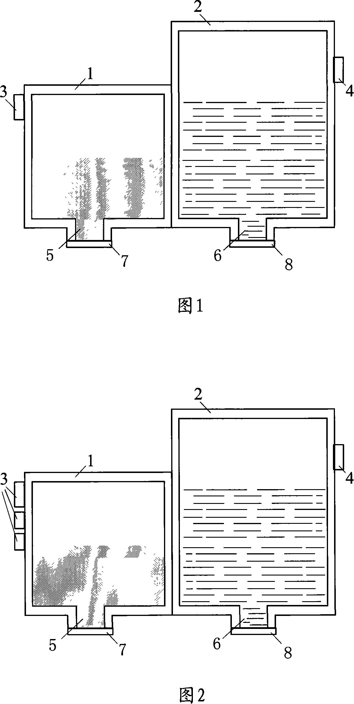 Quantitative device for pouring milk powder