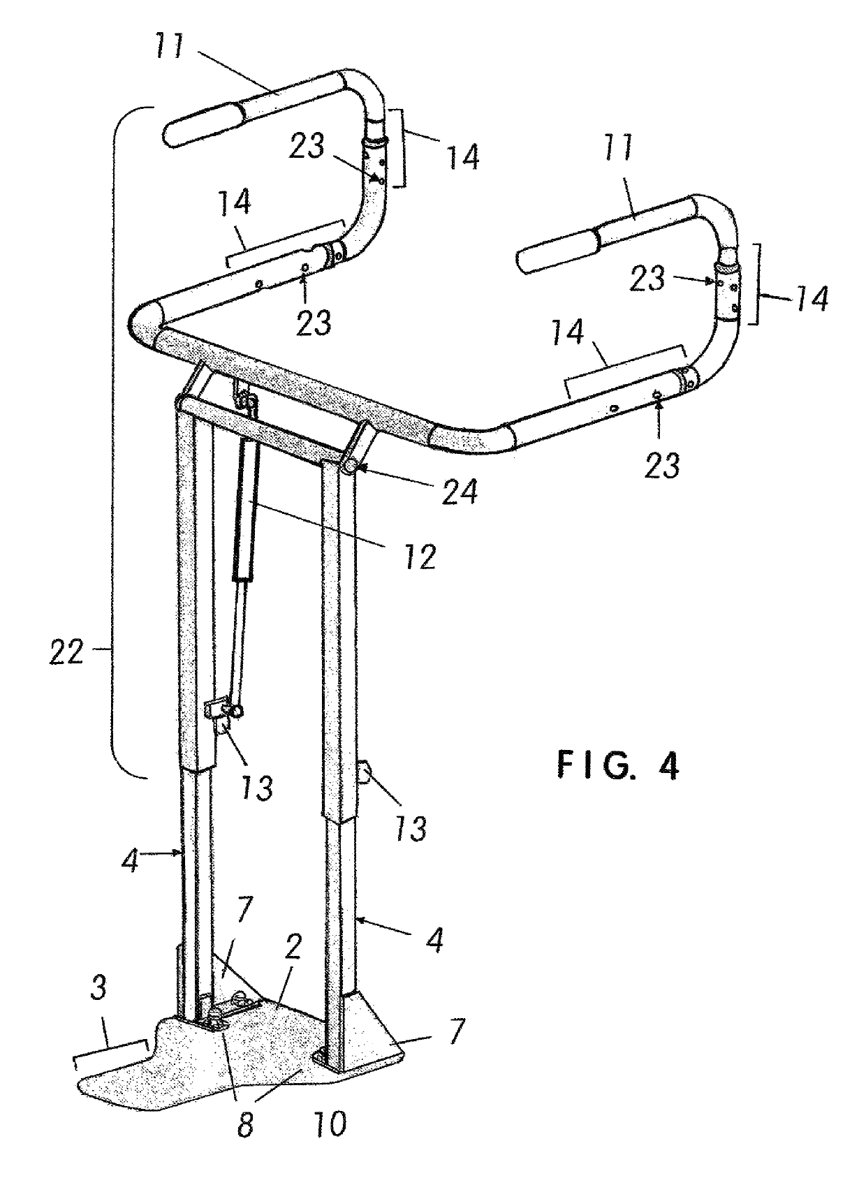 Removable spa and swim spa cover lifter with undermount