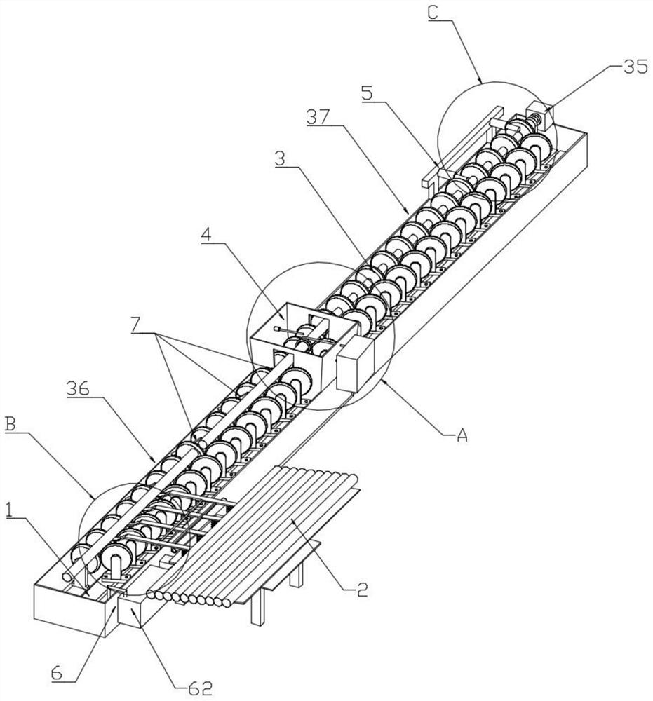 Polished shaft quenching machine tool for injection molding machine