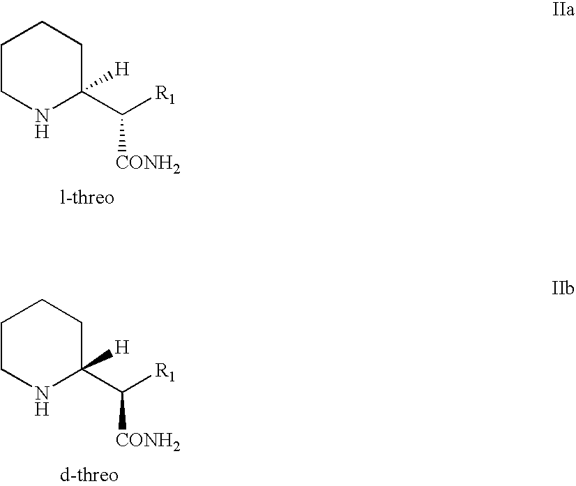 Process and intermediates for resolving piperidyl acetamide steroisomers