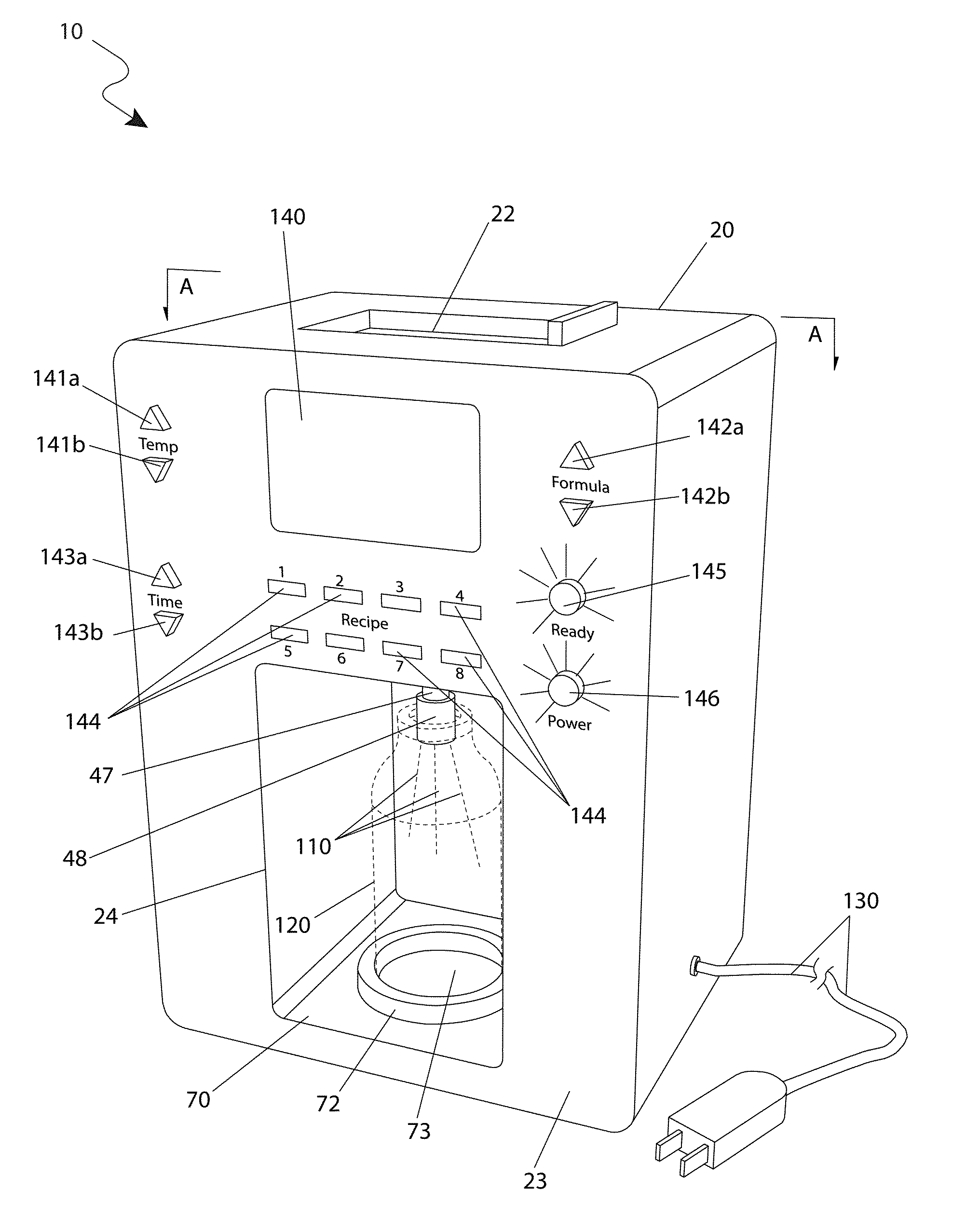 Automatic baby formula preparation device