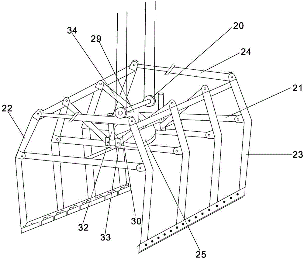 rotatable brick clamp