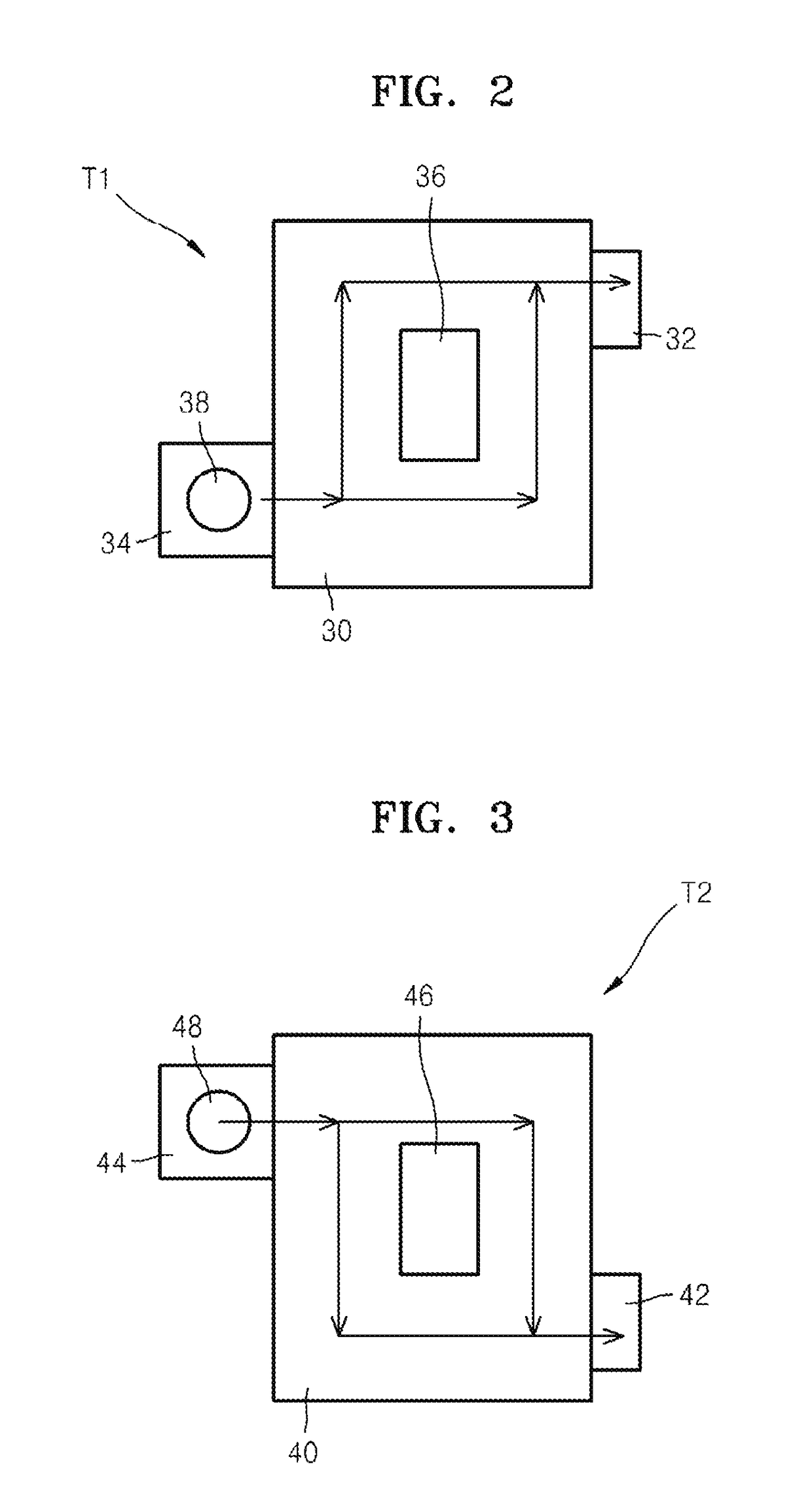 Substrate and terminals for power module and power module including the same