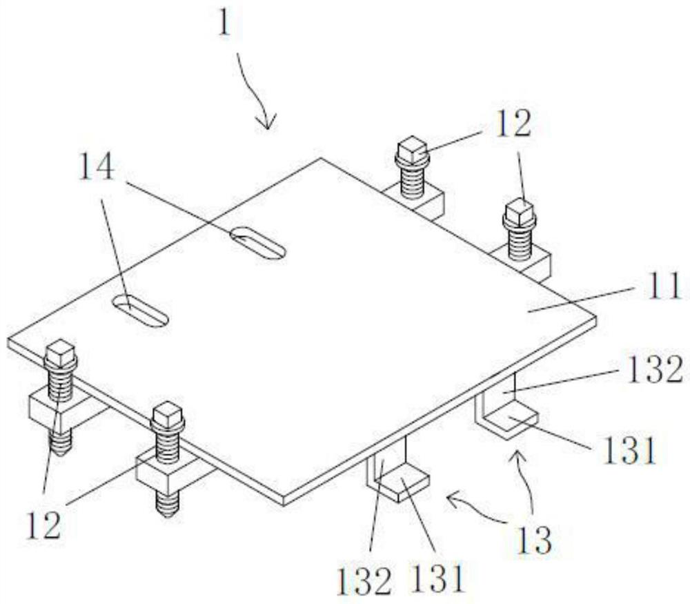 A method for connecting the ring-hanging rail beam and the corbel