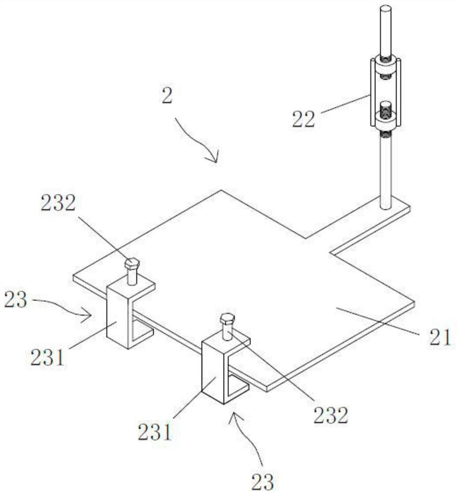 A method for connecting the ring-hanging rail beam and the corbel