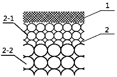 Scaffold for repairing articular subchondral bone