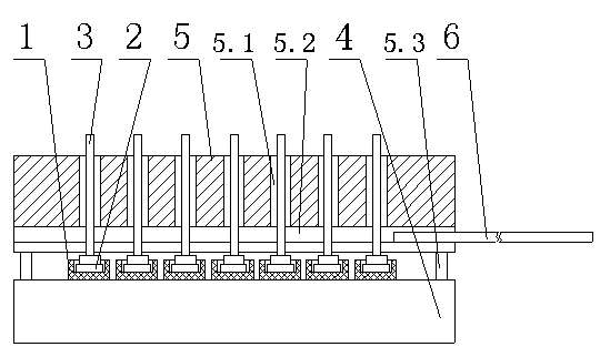 Diode lead wire welding assembly method and device