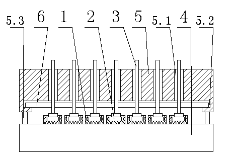 Diode lead wire welding assembly method and device