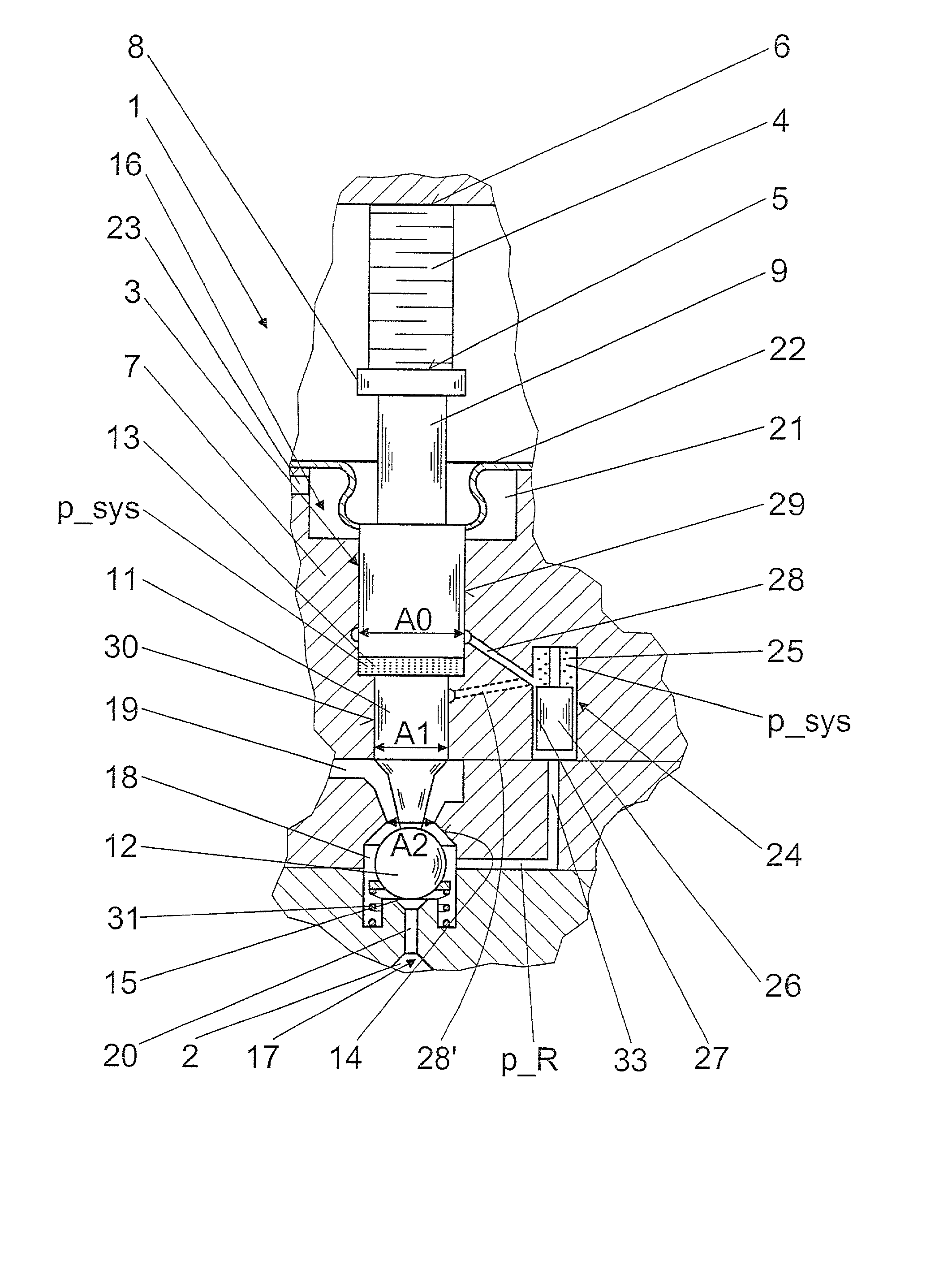 Valve for controlling liquids