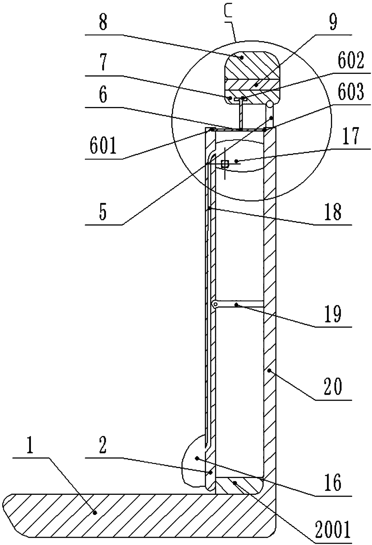 Automobile seat facilitating rest