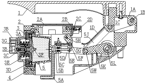 Brewing device for office machines