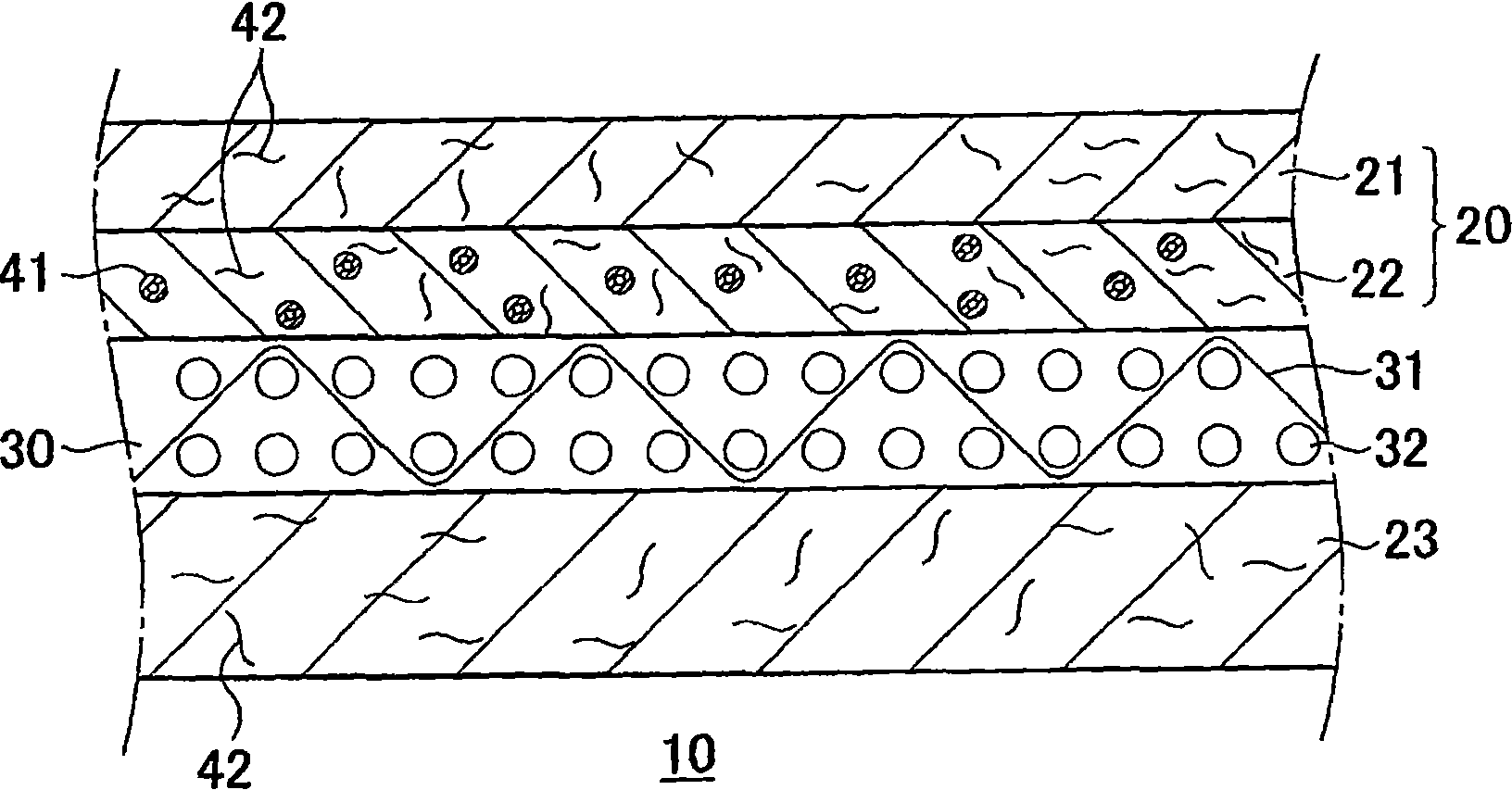 Press felt for papermaking