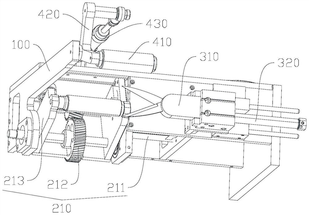 Automatic yarn laying and cutting mechanism and fiber winding all-in-one machine