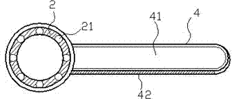 Liquid column soft needle head