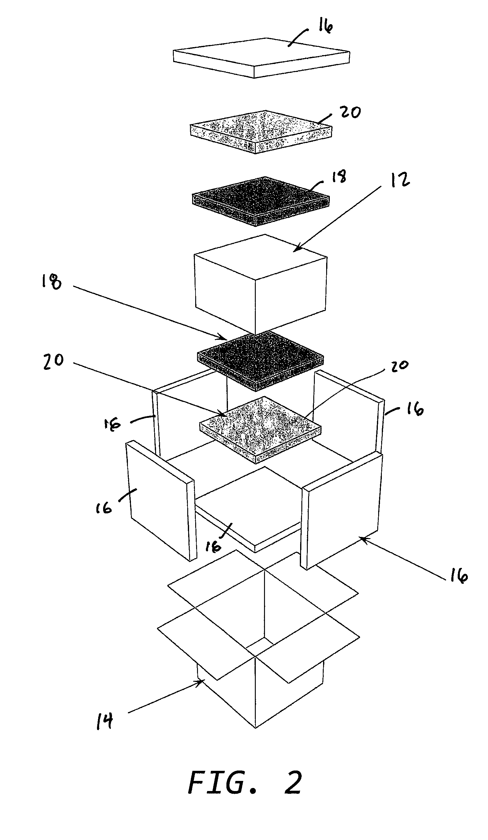 Package having phase change materials and method of use in transport of temperature sensitive payload