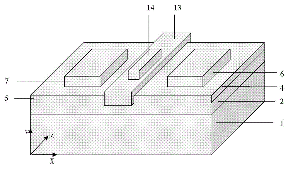 Junctionless silicon nanowire transistor based on bulk-silicon material and method for manufacturing junctionless silicon nanowire transistor