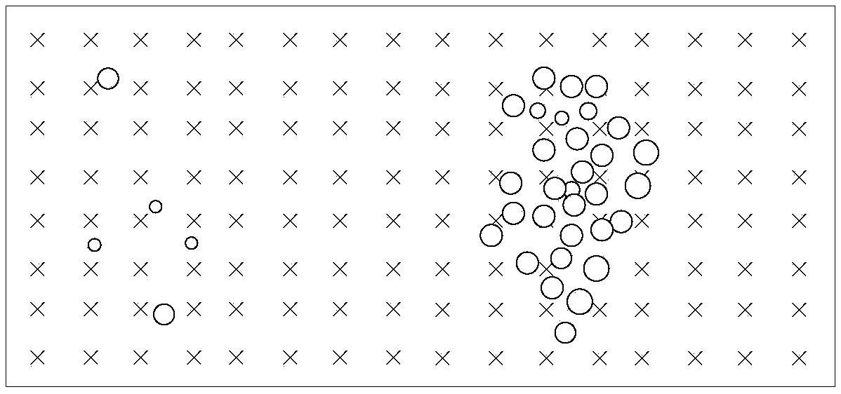 Method for determining distribution information, control method and device for unmanned aerial vehicle