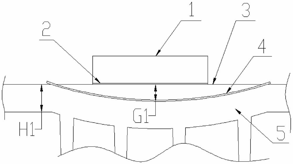 Chip heat dissipation structure