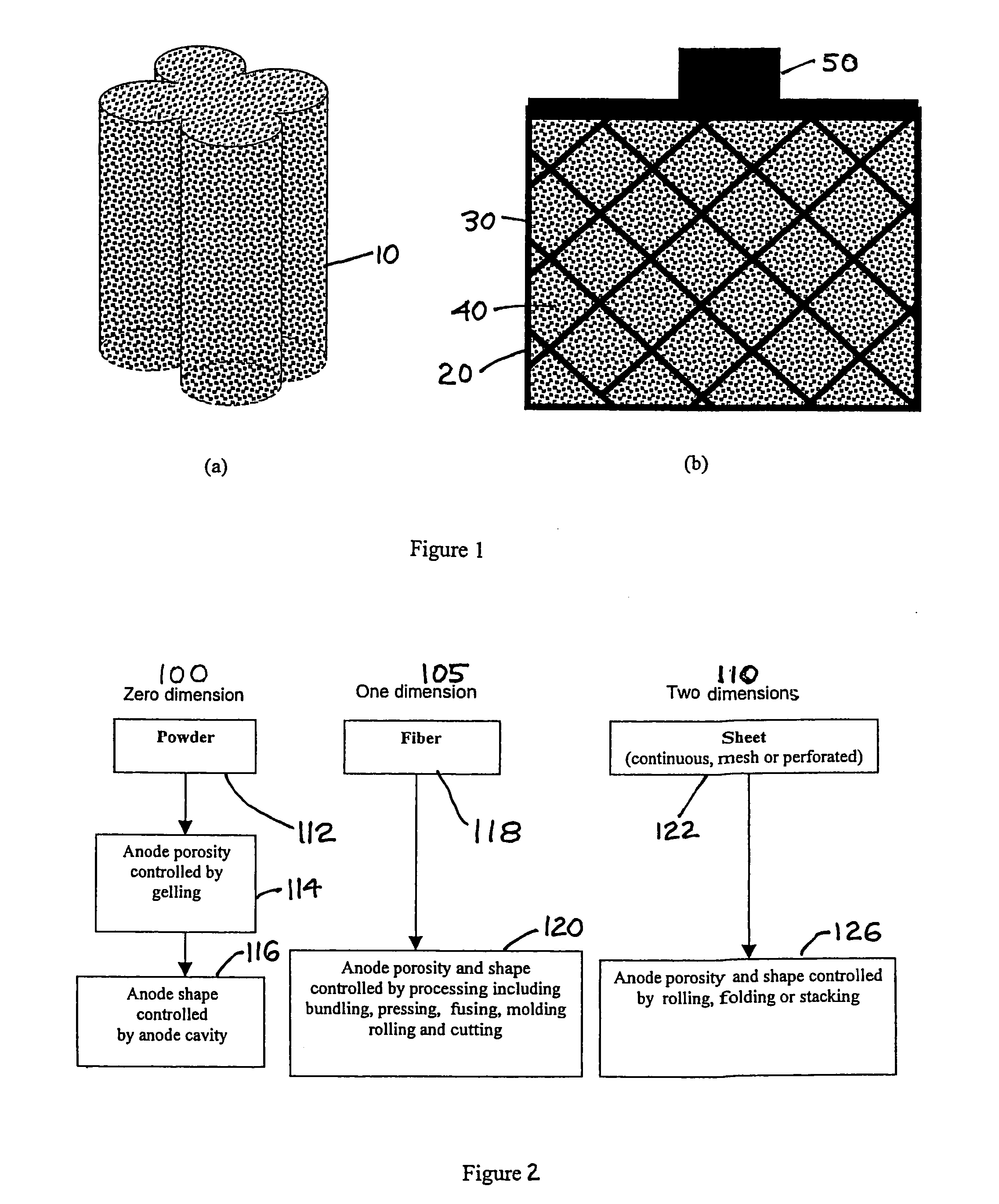 Solid porous zinc electrodes and methods of making same