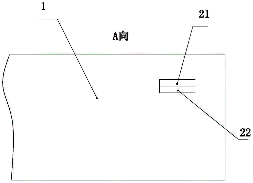 Station card state display device