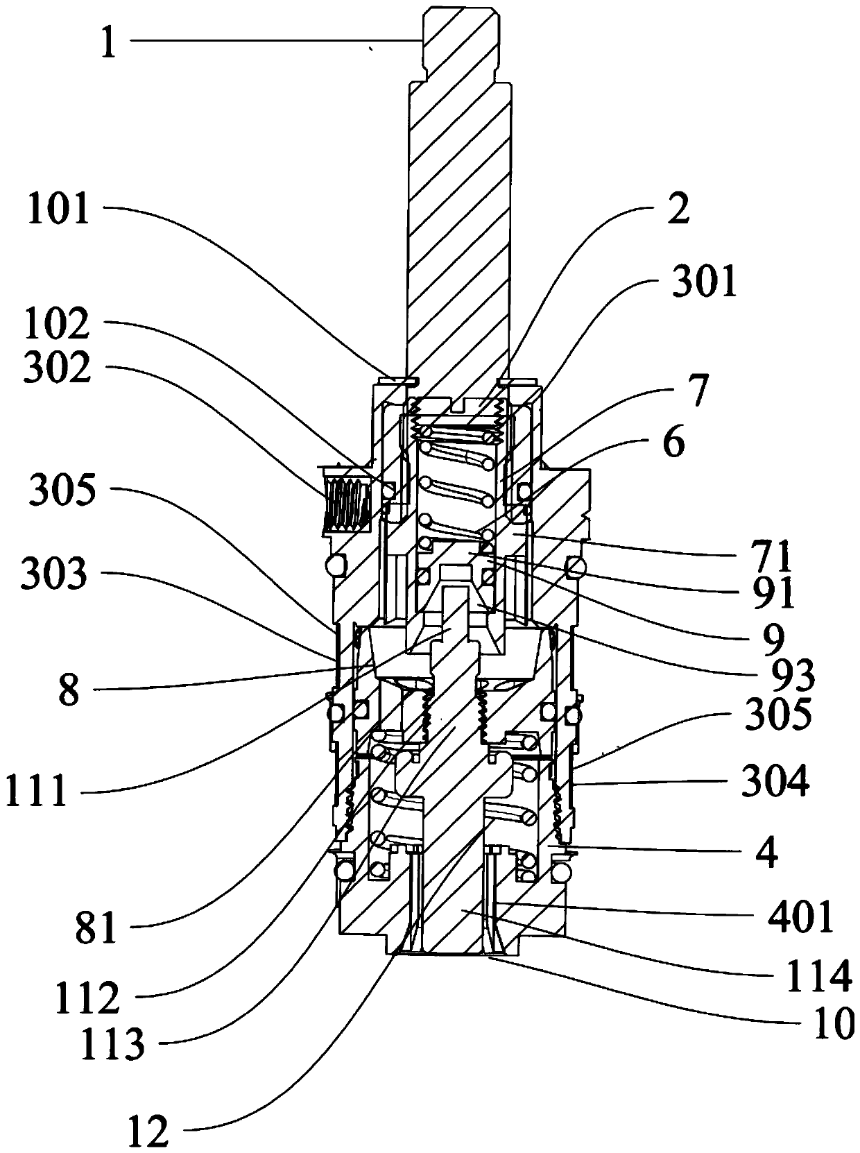 Water mixing valve