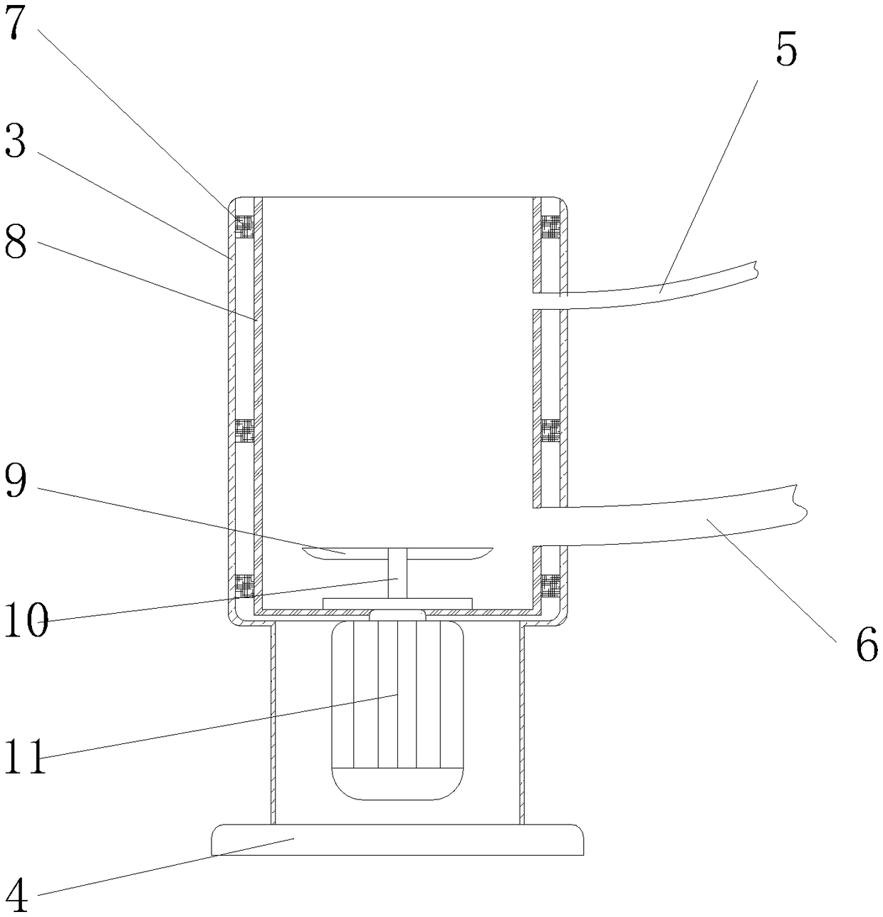 Household environment-friendly garbage disposal device