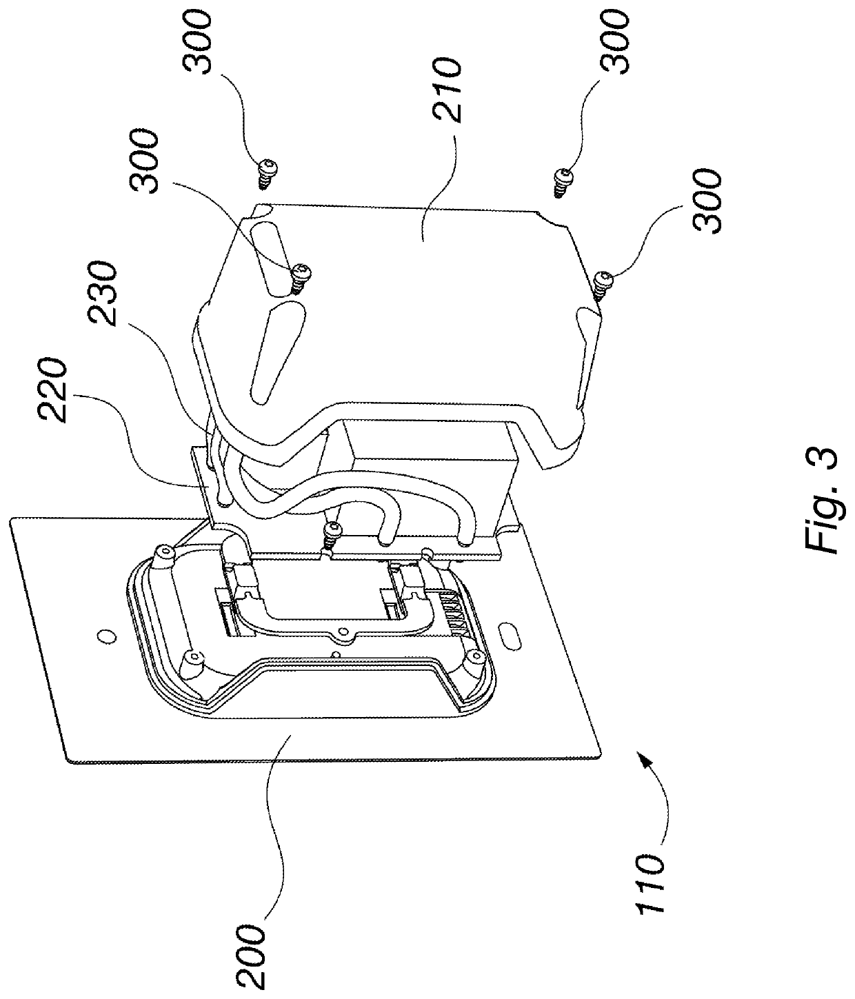 Modular wall-mounted electrical control device